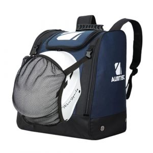 AUMTISC Sac &agrave; Dos de Ski, Sac &agrave; Chaussures de Ski, Sac de Sport, Sac de Voyage, Sac de Rangement pour Vestes, Casques, Lunettes &oelig;illets d'a&eacute;ration, &eacute;vacuation de la Neige (Blue) (AUMTISC STORE, neuf)