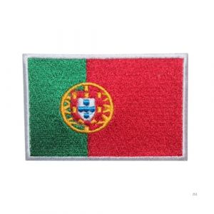 BeBuz &Eacute;cusson brod&eacute; drapeau de tous les pays (4,5 x 3 cm) &agrave; thermocoller ou &agrave; coudre sur une veste, un sac &agrave; dos, un chapeau, pour loisirs cr&eacute;atifs (Portugal) (All We Supply, neuf)