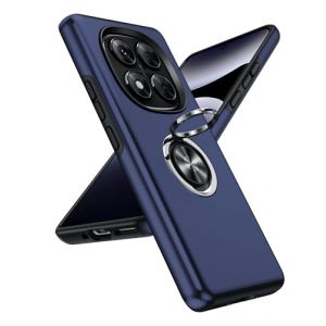 LeYi Coque pour Xiaomi Redmi Note 14 Pro 5G / 4G / 14 Pro Plus 5G &Eacute;tuis, T&eacute;l&eacute;phone Portable Xaomi TPU Etui, Protection 512 Go Smartphone Silicone Incassable Antichoc Invisible Anneau Housse - Bleu (Hailasi, neuf)