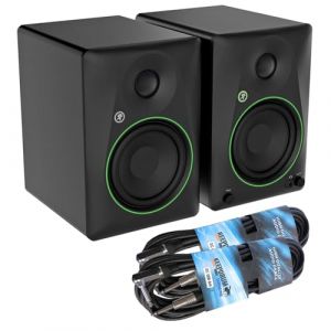 Mackie CR5BT Haut-parleur Bluetooth actif à 2 voies avec 2 câbles jack Keepdrum (keepdrum, neuf)