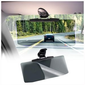 Anti-éblouissement Rallonge Pare Soleil Voiture,Protection Soleil Voiture Améliorée pour Bloque Les Rayons de Soleil Intenses,Extension Pare Soleil Voiture HD pour Voitures,Camions (1PCS) (GTLM, neuf)