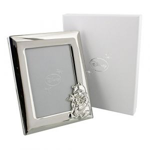 Disney Winnie The Pooh Silver Plated Photo Picture Frame (Oaktree Gifts, neuf)