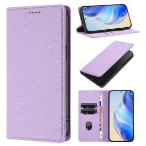 Coque pour Samsung Galaxy J530/J5 2017, Housse en RFID Etui en Cuir PU Portefeuille [Antichoc] [Magn&eacute;tique] [Porte Cartes] [Stand Fonction] Flip Coque (Violet) (TENGLAN, neuf)