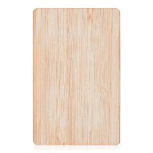 GAMA Access - Cartes cl&eacute;s d'acc&egrave;s RFID 13,56 mhz en Bois Bambou pour H&ocirc;tels, entreprises, et autres identifications. - badges NFC programmables (10) (Gama Pro, neuf)