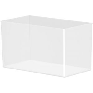 Aquarium rectangulaire en Verre - 29 x 15 x 15,5 cm - Design sans Bord - pour Poissons et Aquatiques - Résistant Chocs,Aquarium de Salon Petit Guppy Poisson Rouge Pet en Plastique TR (hefeisulianbaihuodian, neuf)