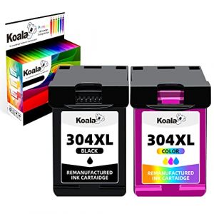 Koala 304XL Remanufacturé Cartouches d'encre Remplacement pour HP 304 XL pour DeskJet 2632 3720 2633 2622 2634 2630 3735 3733 3730 3762 3760 3750 Envy 5030 5020 5032 Imprimante (Noir, Tri-Colore) (Lucky Suppliers, neuf)