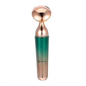 POPETPOP Rouleau De Massage Facial Portable : Pour Nourrir La Peau En Profondeur, Outil De Modelage Du Visage Avec Vibrations Pour Peaux Sensibles Et Utilisation En Voyage, Vert, Sans (Denneyas, neuf)