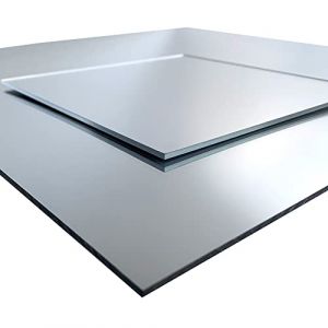 Signalétique.biz France Miroir 30 x 90 cm Miroir Argent. Miroir Or. Miroir en Plastique. Plaque Miroir Acrylique. Miroir Verre Acrylique. Miroir Décoratif. Miroir Incassable (Forum France, neuf)