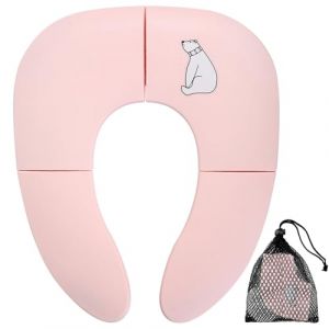 Réducteur de Toilette pour Bébé, Siège de Toilette Pliable pour Enfants, Réducteur WC Portatif pour Enfant/Bébé, Siège de Toilette de Voyage pour Enfants (rongzhilian, neuf)