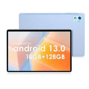 FancyFish Tablette Android 13 avec 10.1 Pouces 1920&times;1200 FHD &Eacute;cran, Octa-Core 2.0G hz CPU,12(6+6) GB RAM + 128 GB ROM (TF D&eacute;velopper 1TB), 5G Wi-FI 6, Bluetooth 5.2, 6000mAh, 5MP+13MP Cam&eacute;ra Tablet (Enkai Tech, neuf)