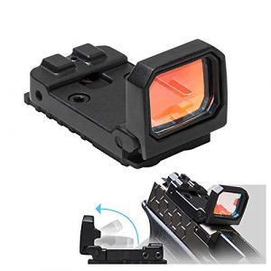 AJDGL Mini viseur Pistolet à Point Rouge Rabattable - viseur réflexe Compact 3 MOA pour Montures et glissières Glock (Medical - santé ® magasin, neuf)
