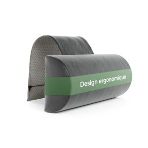 Appuie Tete Voiture, Coussins de dou avec contrepoids, 100% Mousse à mémoire de Forme, taie d'oreiller Lavable, Coussin Boudin, cale Nuque, Rouleau liège, Coussin Chaise Gamer, Neck Pillow (Well B4 GmbH, neuf)