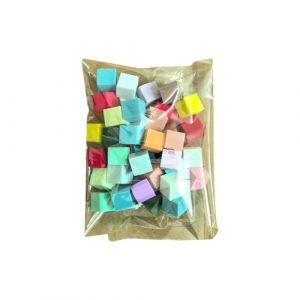 Lot de 50/100 éponges pour nail art - Mélange de vernis gel doux - Pour salon et maison - Blanc/coloré - 50/100 pièces (Xuancaiqwq, neuf)