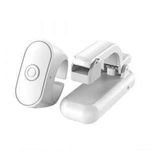 T&eacute;l&eacute;commande pour Kindle, support mains libres pour liseuse &eacute;lectronique, 2,4 GHz, sans fil, port&eacute;e de 10 m&egrave;tres, design portable (blanc) (Pinshunmall, neuf)