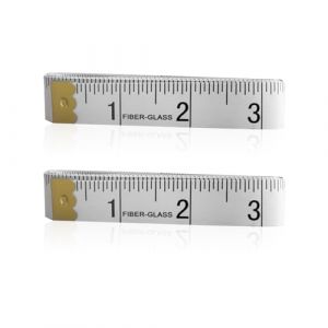 Lot de 2 mètres ruban pour le corps, 200 cm, mètre ruban pour la couture, mètre ruban pour le corps, outil de mesure de couture, ruban à mesurer flexible (yuefangde, neuf)