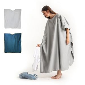 L&P Poncho 3 en 1 | Aide au déménagement | Manteau de plage | Poncho de bain en microfibre || Serviette de plage | Serviette de plage pour homme et femme | Peignoir | Cabine de déménagement | Poncho (Lepeng, neuf)