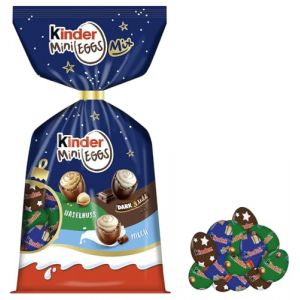 kinder Mini Eggs Mix - Sp&eacute;cialit&eacute; chocolat farci pour No&euml;l - 260 g (MEDIACASH, neuf)