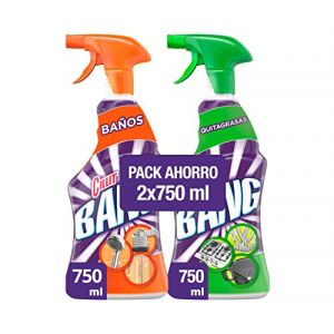 Cillit Bang - Nettoyeur spray puissant - Anti-graisse et anti-calcaire - Lot de 2 x 750 ml (LOGAN MALL, neuf)