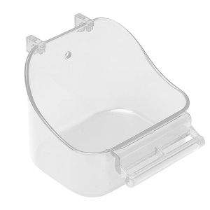 Qihuyi Bain d'oiseau pour Cage - Baignoire pour Perroquets Oiseaux Baignoire Piscine | Baignoire Perroquet Robuste et Pratique pour perroquets Cockatiel Budgies (atrained, neuf)