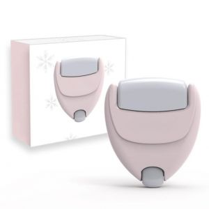 Rouleau à glace rose en forme de cœur pour soins du visage et des yeux – Double tête de refroidissement et de massage avec housse de protection, 10,5 x 9,5 x 3,5 cm (aiken ke, neuf)