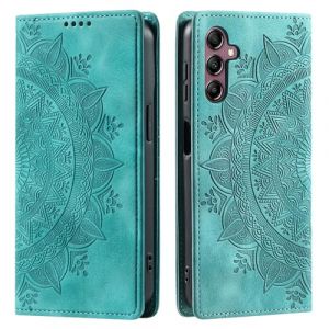 CASEONJAN Coque pour Samsung Galaxy A16 5G, Premium Étui Housse en Cuir PU de Protection avec [Porte Cartes], Clapet Folio Portefeuille pour Samsung A16 5G (Vintage Vert) (CASEONJAN, neuf)