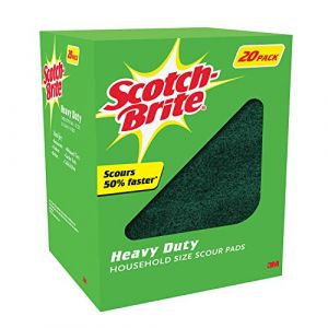 Scotch Brite 3M Lot de 20 tampons &agrave; r&eacute;curer ultra r&eacute;sistants 15,2 x 22,9 cm (US international service, neuf)