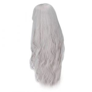 RASTKY 1/3 Perruque de Poup&eacute;e Cheveux Boucl&eacute;s Doux Gris argent&eacute; Poup&eacute;e Naturellement Boucl&eacute;e Perruque de Cheveux Ondul&eacute;s Arts, Artisanat et Couture/artisanat/fabrication de (Jirneic, neuf)