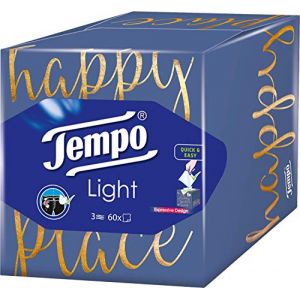 Tempo Light Box Lot de 6 boîtes carrées de 60 mouchoirs (6 x 60 mouchoirs) (CorpoeCapelli, neuf)