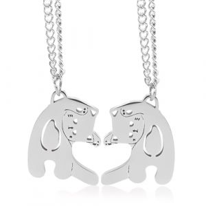 2pcs Amiti&eacute; Pendentif Collier, Collier d Amitie, Collier BFF Femmes Collier Amiti&eacute;, Best Friends Forever Colliers, Meilleur Ami Cadeau D'anniversaire collier bff, filles cha&icirc;ne pendentif (SHI MEIPING DE SHOP, neuf)