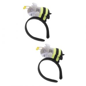 FRCOLOR Lot De 2 Accessoires De Déguisement Pour Cosplay -tête Animal Coiffure De Fête D'anniversaire Jungle Léger Et Confortable (White Beach, neuf)
