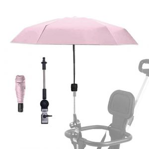 Nakazawa Parasol universel pour poussette de bébé, parasol universel à clipser avec protection UV, parasol universel à clipser pour poussette de bébé avec protection UV (yuefangde, neuf)