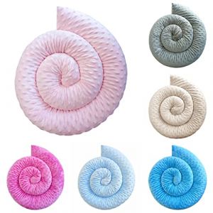 4L Textil Bebeloo - Coussin de positionnement lat&eacute;ral - Coussin de traversin - Coussin d'allaitement - Coussin d&eacute;coratif - Boudin de porte - Minky - Certifi&eacute; Oeko-TEX - Rose - 300 cm (4L TEXTIL, neuf)