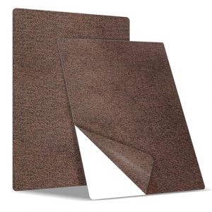 Lot de 2 patchs autocollants en tissu Patchs pour sofas, sièges de voiture, chaise de bureau, tête de lit, rideau, marron (BOJIEDIANZI, neuf)
