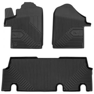 MOTOS Tapis de sol caoutchouc pour Mercedes-Benz Vito III depuis 2014 Améliorez Votre Confort de Voyage avec Le tapis noir antidérapant Auto No.77- tapis voiture Tous Temps pour Voiture, Protection Co (MOTOS EU, neuf)
