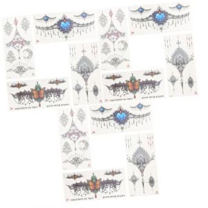 Beaupretty 12 Pcs Autocollants De Tatouage Autocollant De Tatouage Corporel Faux Tatouage Qui Ressemble À Un Vrai Tatouage Temporaire Pour Les Femmes Faux Autocollants De Tatouage (lorianca, neuf)