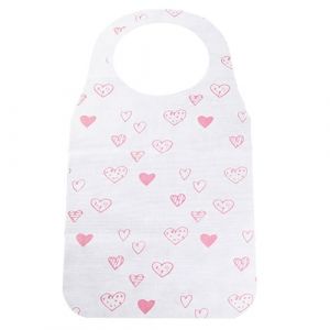Lansls 50 Pièces Bavoir Adulte, Bavoir Adulte Femme, Bavoir pour Adulte, Grand Bavoir Adulte, Agees Bavoir Adulte, Bavoirs Personnes Âgées, Tabliers en Plastique Jetables, pour Convient à Tous (Lfcyhyh, neuf)