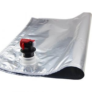 UP100 5L Bib Bag in Box Sacs à vin pour Homebrew Stockage de Wine Juice Water et plus 5 Pack, Argenté, 5 Litros (Mangobuy, neuf)