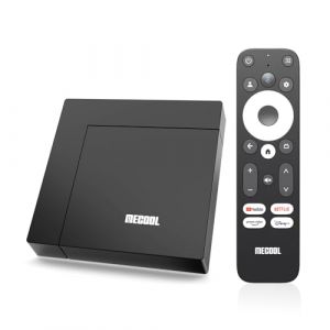 Android TV Box 12.0, MECOOL KM9PRO Max Smart TV Box 2GB 32GB Certification Netflix Google Assistant Dolby Audio, GTV 4K Support AV1 HDR 4K 2.4G 5.0G WiFi5 BT5.0 (Mecool Direct Store, neuf)