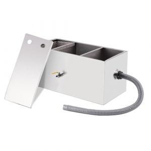YUCHENGTECH Intercepteur à Graisse Commercial 54L Séparateur de Graisse en Acier Inoxydable Filtre Séparateur Eau-Huile Bac à graisse pour Cuisine Cantine Restaurant 60x30x30cm (YUCHENGTECHUK, neuf)