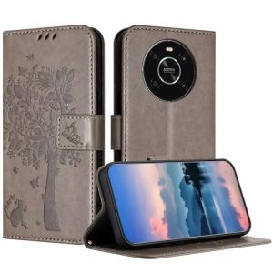JayModCase Coque pour Huawei Honor Magic 4 Lite/X30/X9 5G/4G, Coque Portefeuille Housse Cuir avec Porte Cartes et béquille Fermeture magnétique Étui pour Huawei Honor Magic 4 Lite - Gris (HXM STORE - EU, neuf)