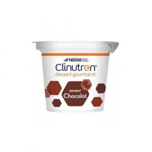 Nestlé CLINUTREN DESSERT GOURMAND Chocolat - 200 g - Pack de 4 (Pharmacie Centrale 3ppharma, neuf)