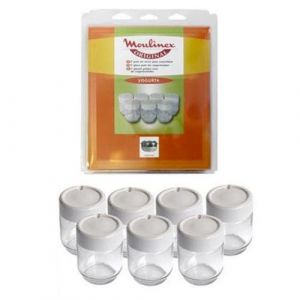 Pots de yaourt par 7 pour Yaourtiere Moulinex (Ponera, neuf)