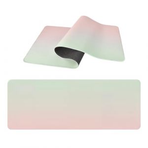Tapis De Bureau 300 * 800mm Sous Main Bureau Fille, Tapis De Souris Gamer Rose, Tapis De Bureau Imperm&eacute;able, Antid&eacute;rapant, Facile &Agrave; Nettoyer, Protege Votre Bureau Et Ordinateur (Rose-Vert) (surnamei, neuf)