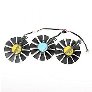 RAKSTORE PLD09210S12HH Ventilateur de refroidissement pour carte graphique compatible avec Asus ROG STRIX GTX 1060 GTX 1070 GTX GTX1070Ti GTX 1080 GTX1080Ti Quiet Cooler Fan (Rakstore, neuf)