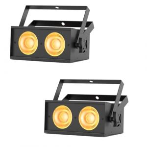 2PCS RGBW Par LED Lumi&egrave;re de Sc&egrave;ne 150W Lumi&egrave;re F&ecirc;te DMX 8CH &Eacute;clairage de Sc&egrave;ne, Lumi&egrave;re Soir&eacute;e DJ pour Bar F&ecirc;te Th&eacute;&acirc;tre Projecteur Mariage (HUACHAI-STORE, neuf)