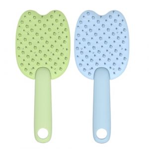 Brosse À Poils De Chat - 2 Pièces Accessoires de Bain à Double Face Apaisante pour Animaux | Peigne Démêlant Pour Chats - Pour Intérieur Maison Dortoir Salle De Bain Lavage Meuble (keyiyuansw, neuf)