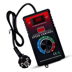 Variateur de Vitesse pour Moteur 220V AC 15A 4000W SCR R&eacute;gulateur de Tension, Variateur de Frequence pour Moteur Contr&ocirc;leur de Vitesse du Ventilateur Meuleuse d'Angle Souffleur Perceuse Manuelle Scie (SwiftCart Azalaya, neuf)