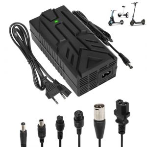 HPGAAVD 54,6V 2A Chargeur Trotinette Electrique，Chargeur Hoverboard，48V Chargeur Universel Batterie Lithium avec 6 Connecteurs，Charge Rapide pour Hoverboard, Bici Equilibrata, Drifting Board, E-Bike (HPGAAVD, neuf)
