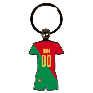Porte Cl&eacute; Football Portugal CDM 2022 Maillot Domicile Personnalisable avec Nom et Num&eacute;ro (MA COQUE SPORT, neuf)