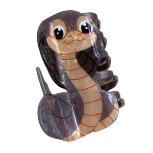 Pince à cheveux pour princesse Serpent Grande poignée Barrettes Ornement Unique Épingle à cheveux Mode Ornement Unique Ornement Clip en forme de serpent (FuTaYi, neuf)